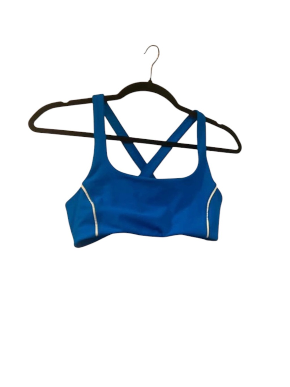 Vuori Piped Shorts/Matching Bra REGATTA BLUE Size Small - Picture 2 of 5